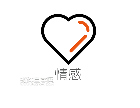 如何用ai矩形繪制一個心形情感圖標