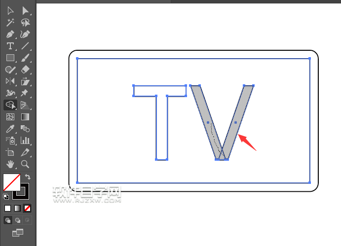 ai矩形怎么生成一個衛視圖標