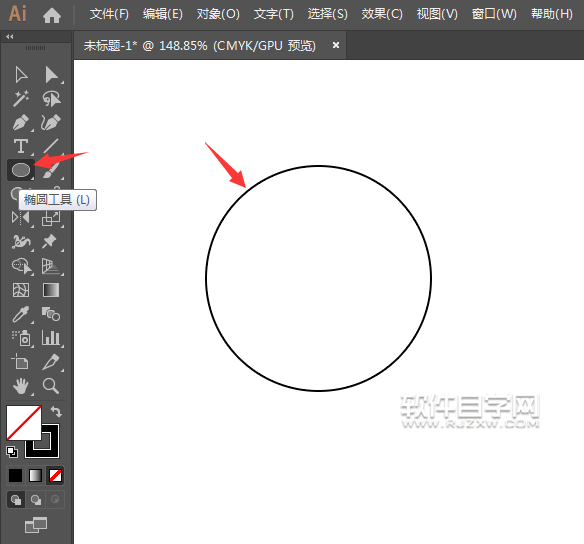 ai怎么畫一個回看圖標