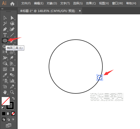 ai怎么畫一個回看圖標
