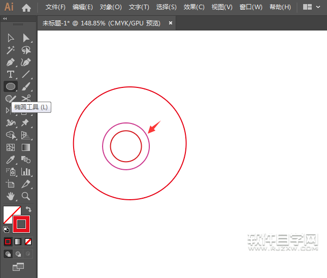 ai怎么畫一個all分型圖標