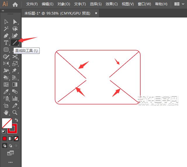 ai怎么畫一封愛心信