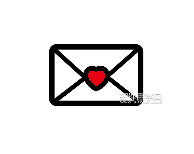 ai怎么畫一封愛心信