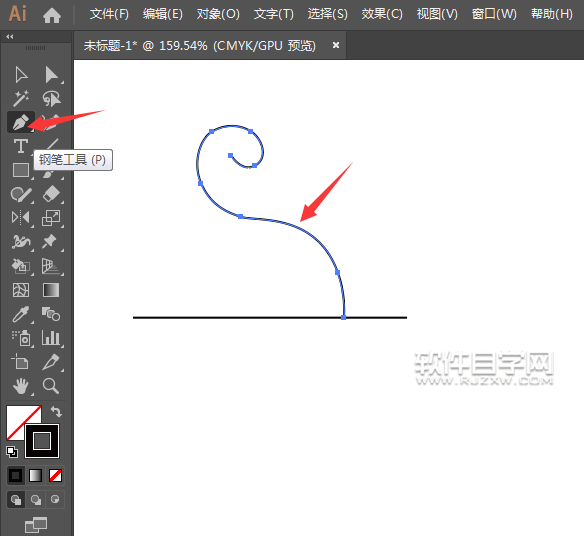 ai怎么畫丘比特的箭