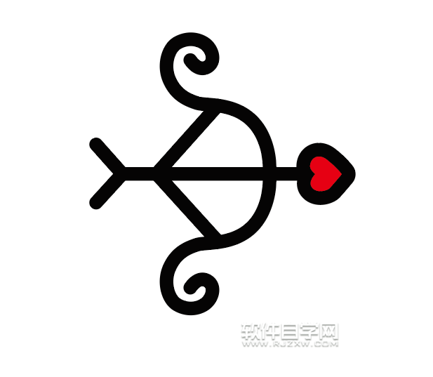 ai怎么畫丘比特的箭