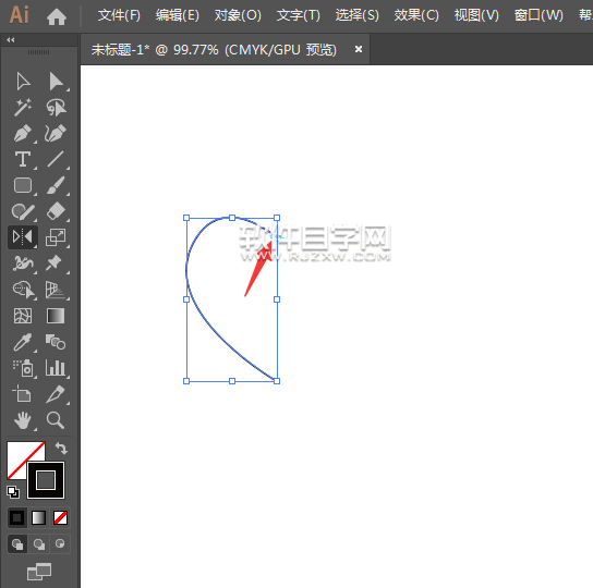 ai怎么畫一個對稱的心形