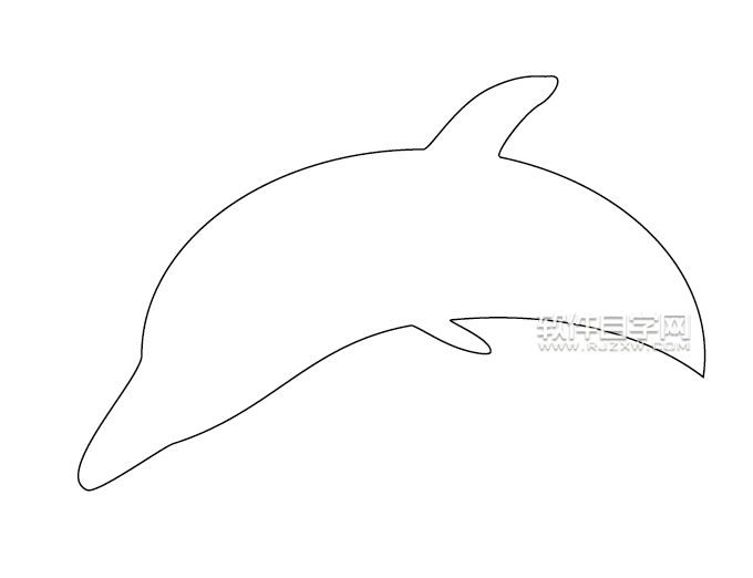 ai怎么畫一只海豚