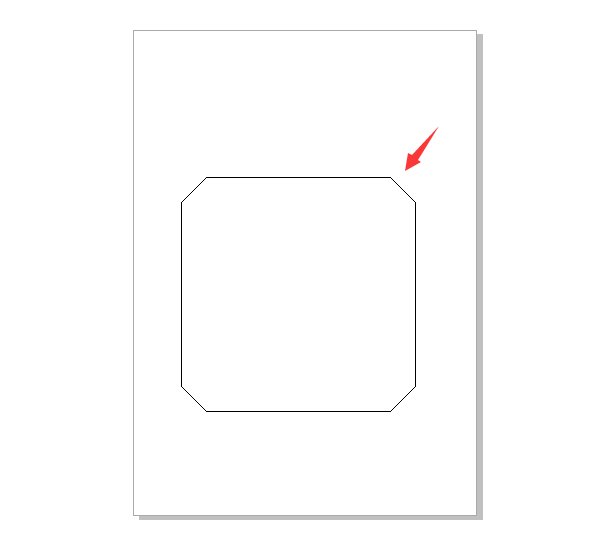 cdr如何畫倒角矩形