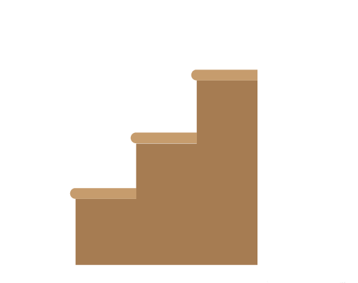 ai如何畫一個樓梯圖形