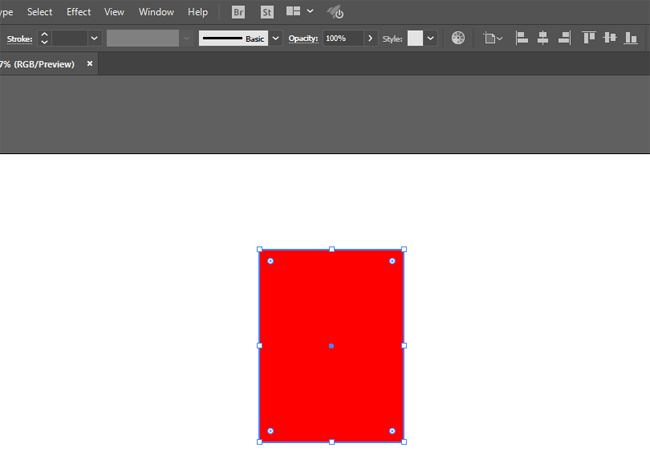 用ai矩形畫危險三角牌的方法