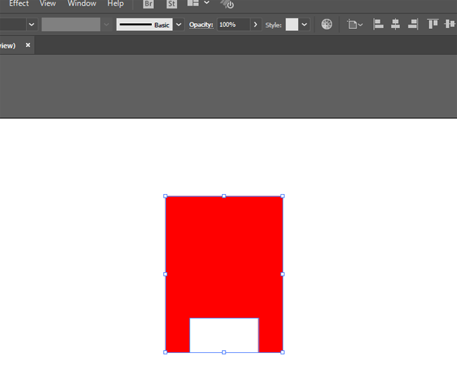 用ai矩形畫危險三角牌的方法