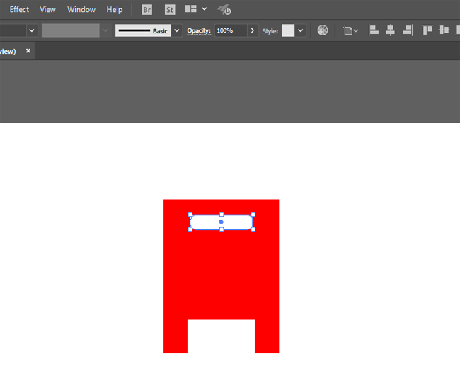 用ai矩形畫危險三角牌的方法