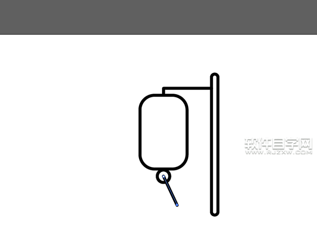 ai怎么繪制吊瓶標志