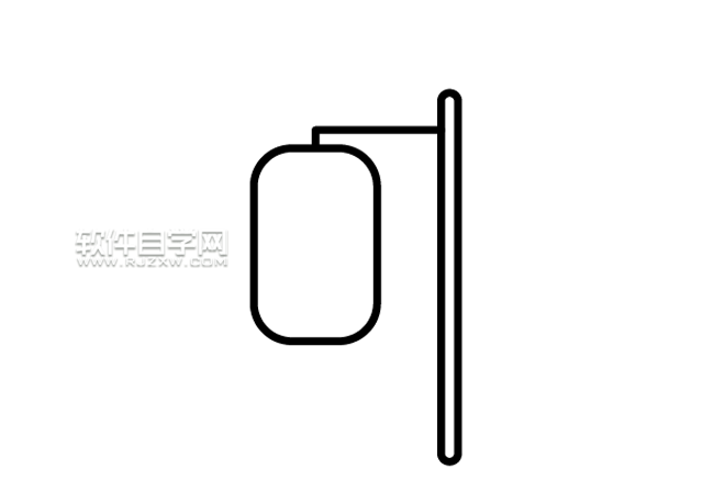 ai怎么繪制吊瓶標志