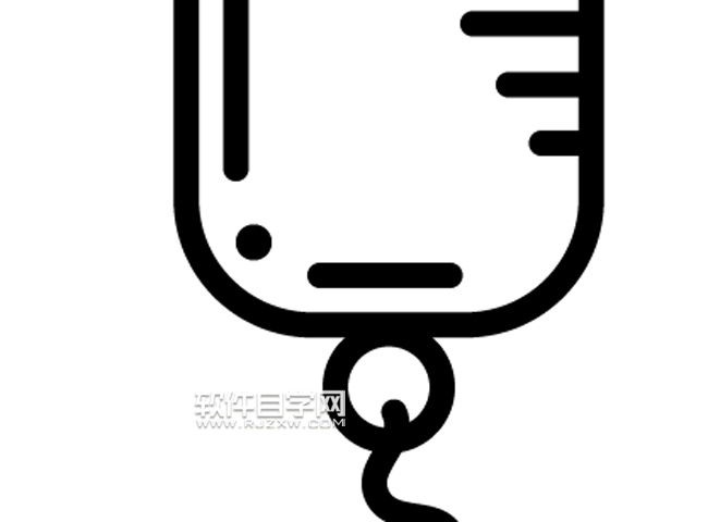 ai怎么繪制吊瓶標志