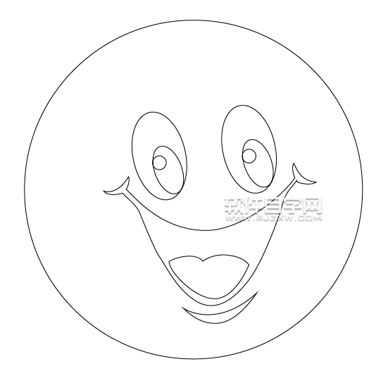 ai怎么畫笑臉表情