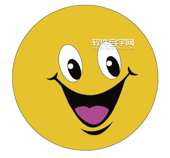 ai怎么畫笑臉表情