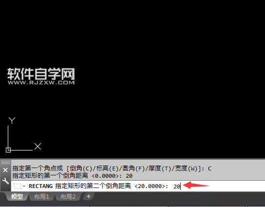 CAD2018倒角矩形怎么畫呢？