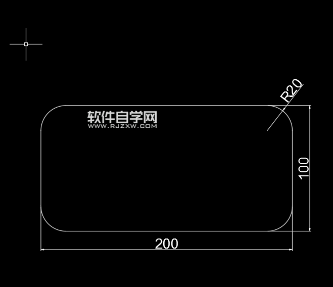 CAD2018圓角矩形怎么畫(huà)
