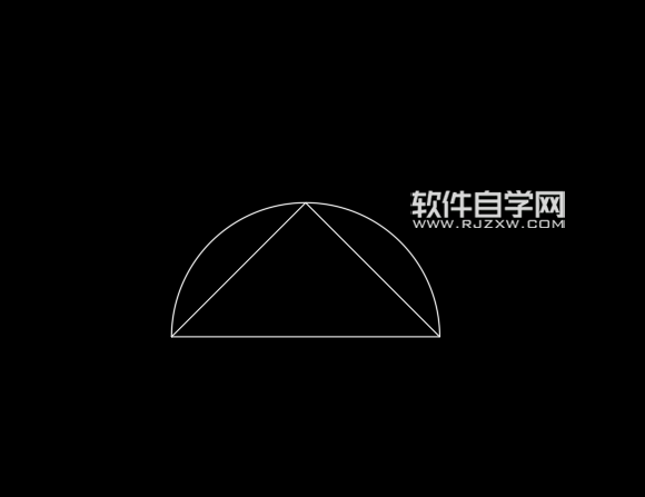 2018CAD怎么三點(diǎn)畫弧線