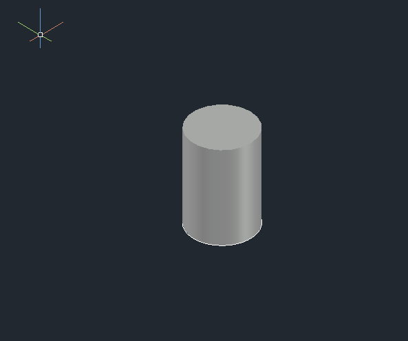 cad2018怎么按住并拖動圓為圓柱體