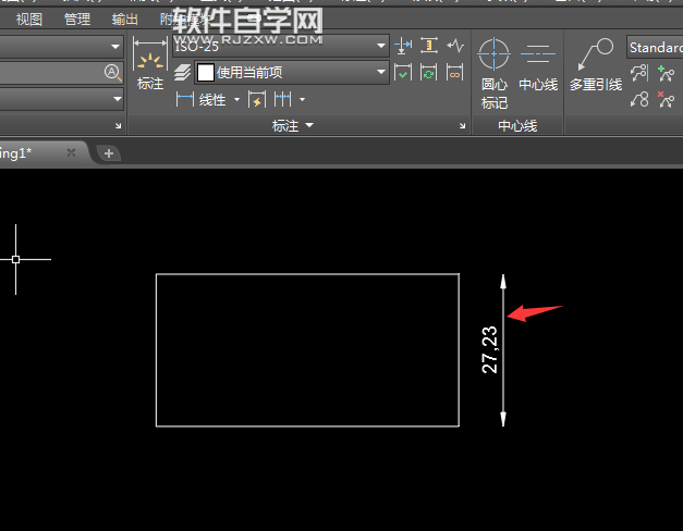 解決CAD標注尺寸界線被隱藏的問題