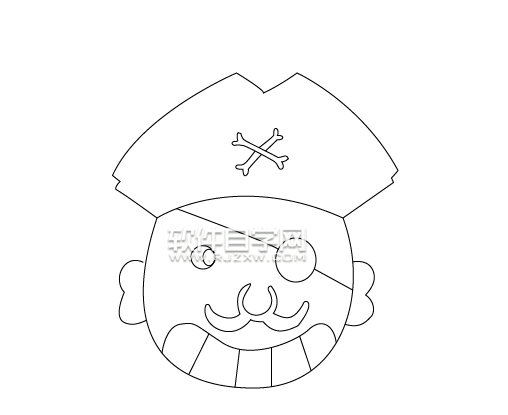 怎么用AI鋼筆工具畫(huà)海盜