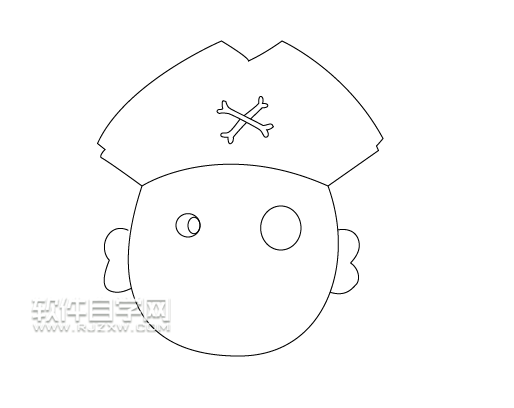 怎么用AI鋼筆工具畫(huà)海盜