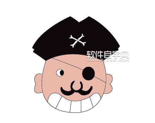 怎么用AI鋼筆工具畫(huà)海盜