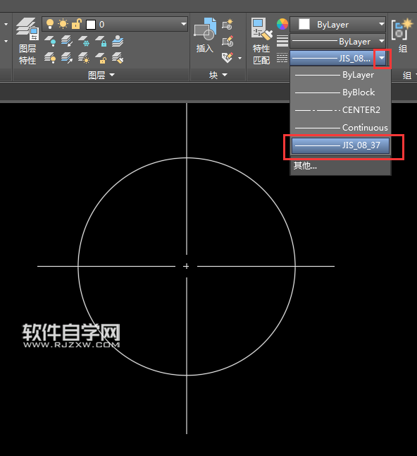 CAD圓心標記怎么用快捷鍵創建