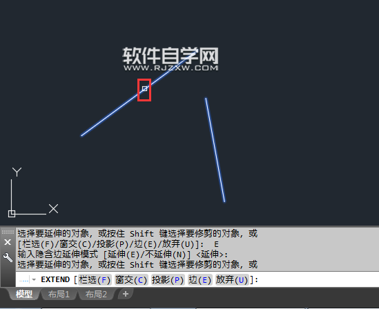 CAD延伸不了的解決方法
