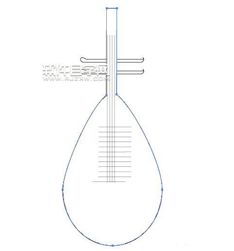 古琴ai設(shè)計稿的制作方法