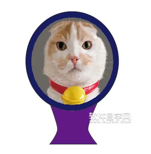 ai怎么設計小貓照鏡子