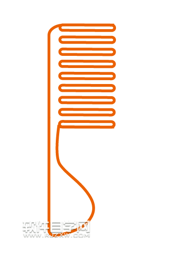 ai怎么設(shè)計梳子圖案