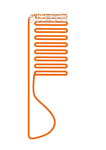 ai怎么設(shè)計梳子圖案