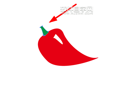 ai怎么畫紅色的辣椒