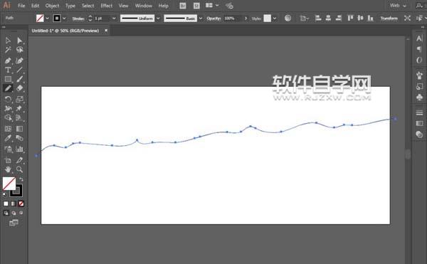 AI怎么設計夕陽西下的插畫