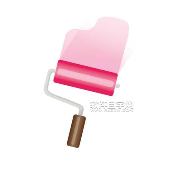 ai怎么設(shè)計(jì)滾桶刷漆效果