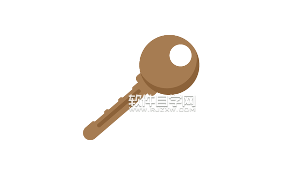 AI怎么畫一把鎖匙