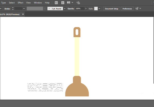 ai怎么畫馬桶塞
