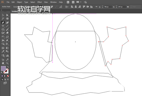 ai怎么畫口袋妖怪臭臭泥