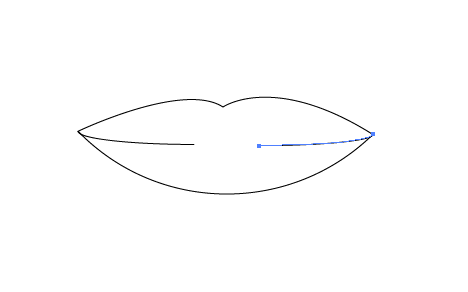 ai怎么畫(huà)大紅唇簡(jiǎn)筆畫(huà)