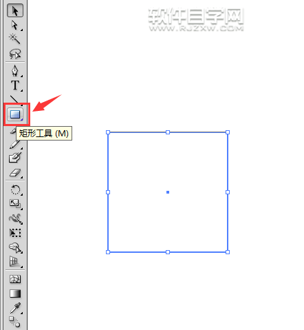 ai怎么把矩形右邊設置圓弧