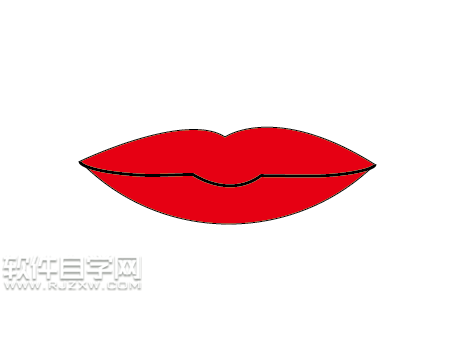 ai怎么畫(huà)大紅唇簡(jiǎn)筆畫(huà)