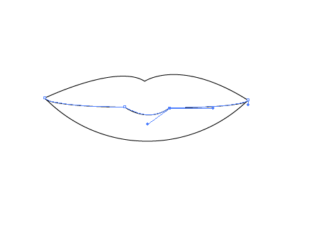 ai怎么畫(huà)大紅唇簡(jiǎn)筆畫(huà)