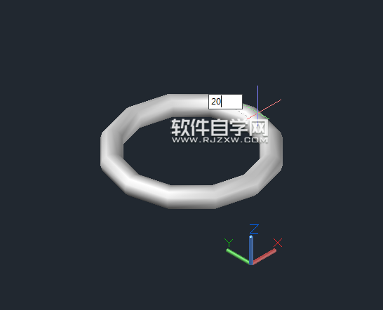 CAD2014怎么畫圓環體