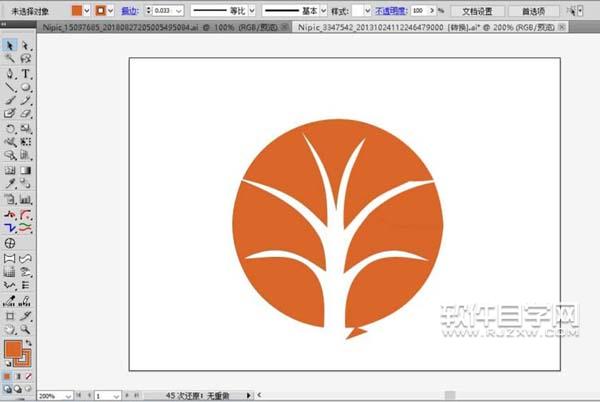 ai怎么畫花朵樣式的LOGO效果