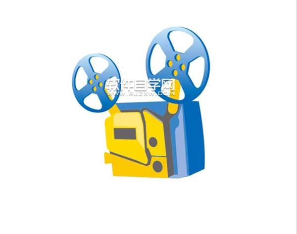 老式放映機怎么用AI設(shè)計