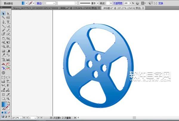 老式放映機怎么用AI設(shè)計