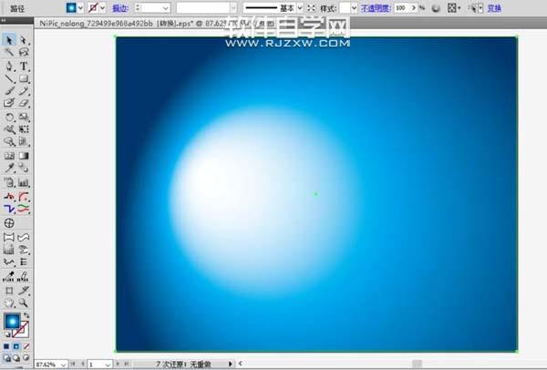 ai怎么繪制藍色科技背景